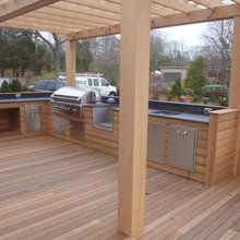 outdoor kitchen