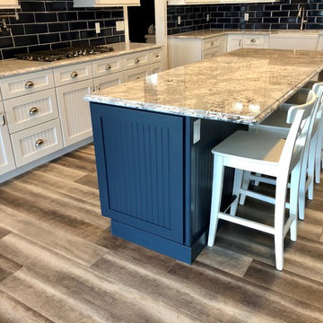 Dura Supreme Craftsman Beaded Cambria Summerhill Painted Cabinets