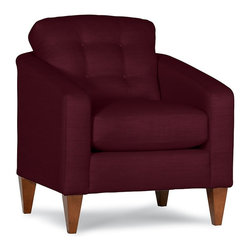 Jazz Stationary Chair by La-Z-Boy shown in Chianti - Products