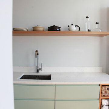 Small L-shaped kitchen