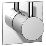 Isenberg - 3-Way Diverter Shower Valve/Trim, 3/4", 3 Output, Volume Control, Chrome - **Please refer to Detail Product Dimensions sheet for product dimensions**