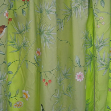 hand painted wallpaper/ Embroidered wallpaper and other hand painted prodcuts