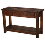 Rustic Heritage 2-Drawer Sofa Table - Rustic Heritage 2-Drawer Sofa Table - 55 lbs