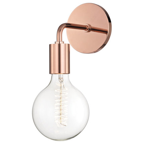 Mitzi H109101B-POC, 1 Light Wall Sconce