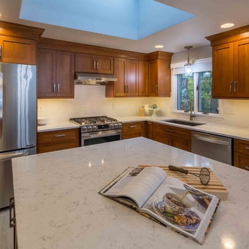 Cherry Shaker Cabinets in Billerica MA