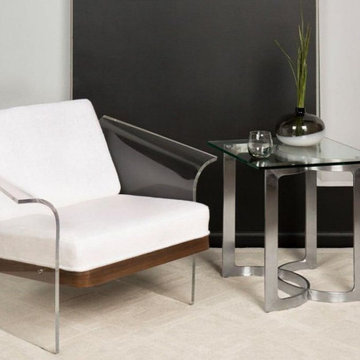 Clear Acrylic Accent Chairs