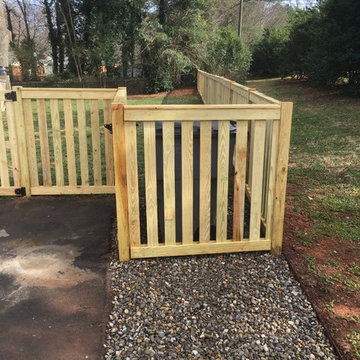 Custom Framed Picket Fence