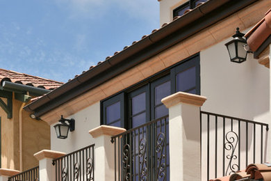Inspiration for a mediterranean exterior home remodel in San Francisco