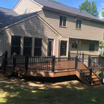 Composite Deck, composite railing, deck lighting