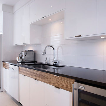 Cuisine immaculée et moderne