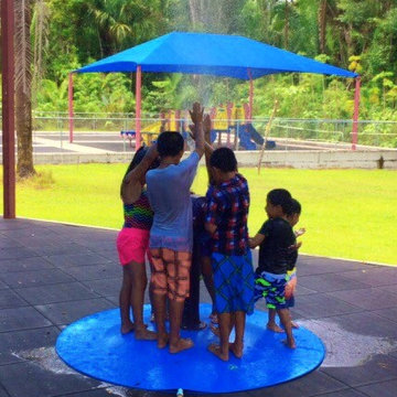 Portable Splash Pad for your backyard