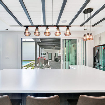 Downtown Tampa, Contemporary Industrial Style Family Home