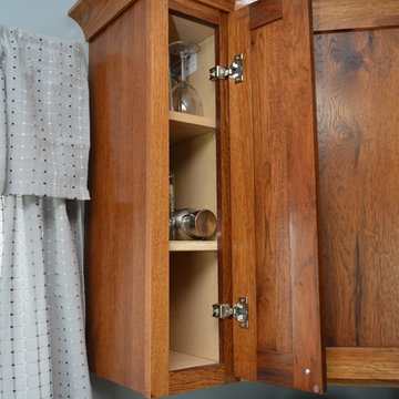 Monticello, IN. Haas Signature Collection. Rustic Hickory Kitchen
