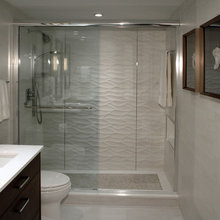 Master bath wall tiles