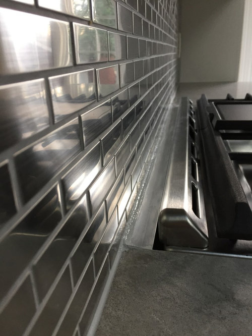 Gap Behind Slide In Gas Range Houzz