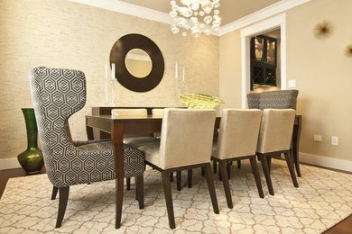 Inspiration for a modern dining room in DC Metro.