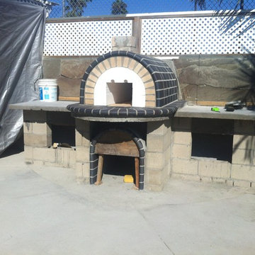The Keyes Family Wood Fired Brick Pizza Oven in California