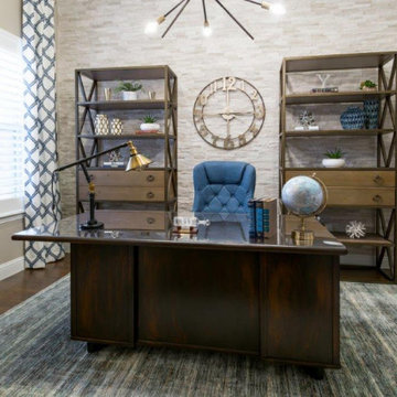 Classy Home Office Remodel