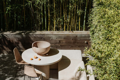 Inspiration for a contemporary backyard patio remodel in San Francisco