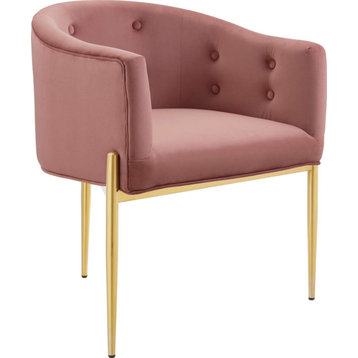 Cascade Accent Chair - Dusty Rose
