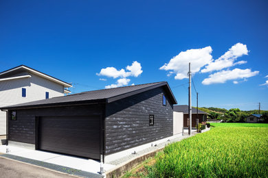 他の地域にある和モダンなおしゃれな住まいの写真