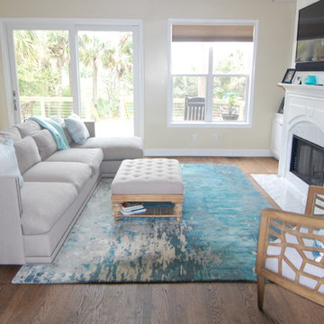 Coastal Style Living Room Mt. Pleasant SC
