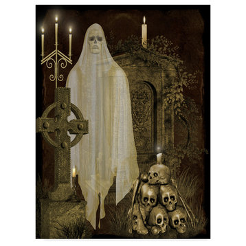 Jean Plout 'Halloween Graveyard 6' Canvas Art