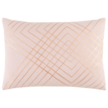 Crescent CSC-001 Pillow Cover, Blush, 13"x19", Pillow Cover Only