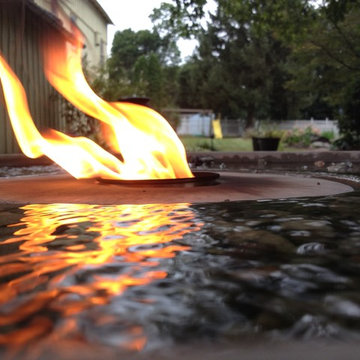 Fire Fountain Water Feature