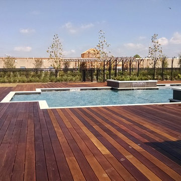 Cumaru Wood Decking - Pool Deck in Houston TX