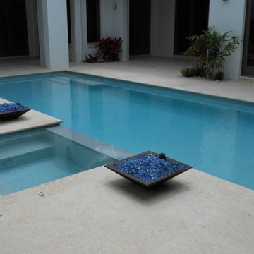 Atlantic Shell Stone (mexican shell stone coquina) Install Pics By Coral Classic