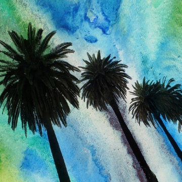 Succulents and Tropical Canvas Art by Irena Orlov