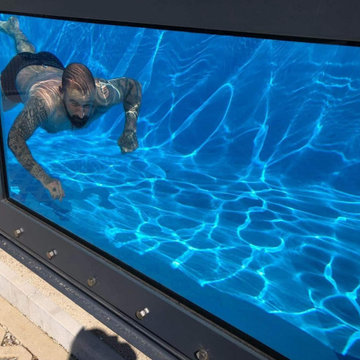 CUBE shipping container swimming pool