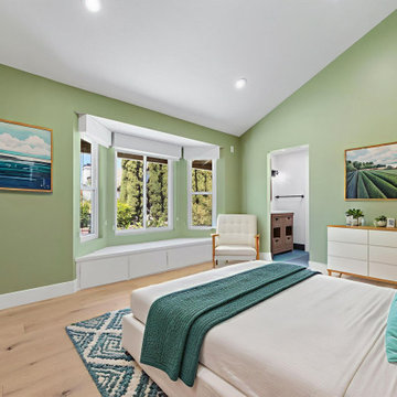 Santa Ana Master Suite Remodel – Cozy Lounge with Natural Light and Modern Decor