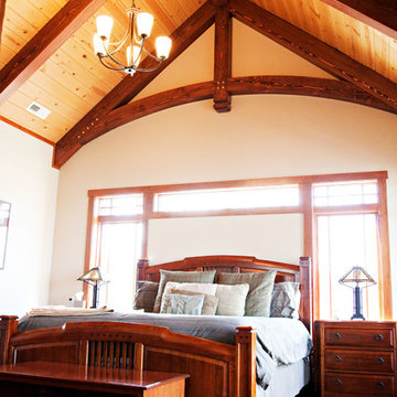 New Custom Timber Frame and SIPs Home in Tennessee
