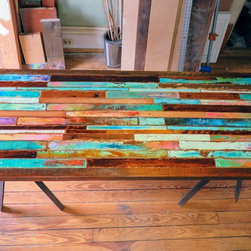 Boat wood inspired table top - Products