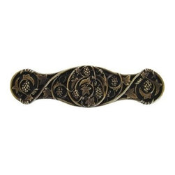Inviting Home Inc. - Grapevine Pull, Antique-Style Brass - Cabinet And Drawer Handle Pulls