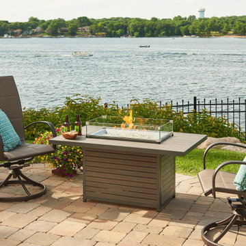Brooks Rectangular Gas Fire Pit Table