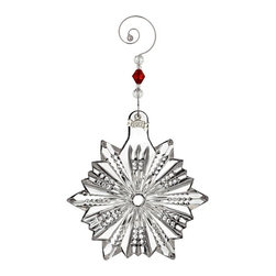 Waterford 2012 Annual Snow Crystal Ornament - Christmas Ornaments