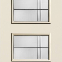 Smooth Fiberglass Exterior Door 8ft Ari 4-Lite Axis - Front Doors