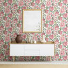 Orla Pink Floral Wallpaper Bolt
