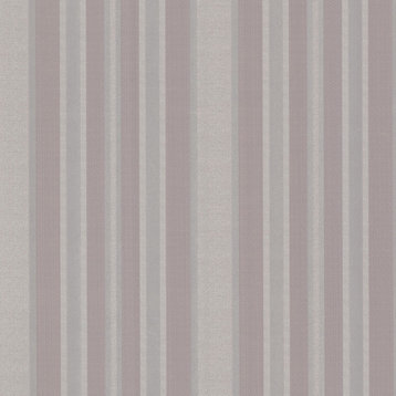 Apollo Purple Tweed Stripe Wallpaper