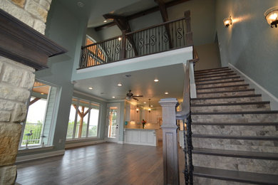 This is an example of a beach style staircase in Dallas.