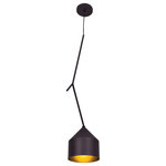 Access Lighting - Pizzazz Oblong Pendant, Black and Gold Finish - Access Lighting is a contemporary lighting brand in the home-furnishings marketplace.  Access brings modern designs paired with cutting-edge technology. We curate the latest designs and trends worldwide, making contemporary lighting accessible to those with a passion for modern lighting.