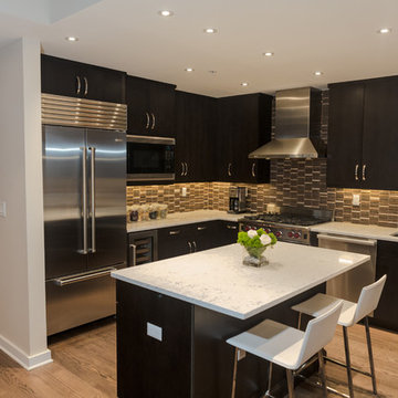 Contemporary Hoboken Residence - Kitchen