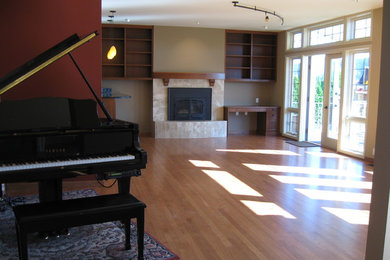 Inspiration for a living room remodel in Seattle