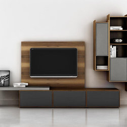 Modern Wall Unit Lyrics 17 by Huppe - $7,037.00 - Entertainment Centers And Tv Stands