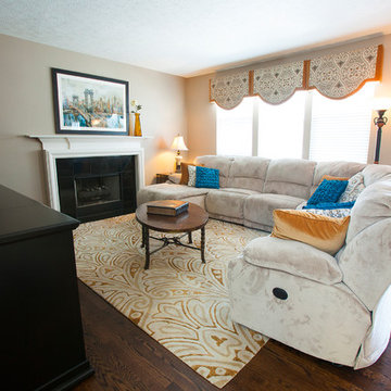 Sandstone Kitchen & Family Room