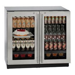 36" Glass Door Refrigerator (3036RRGLS) with Lock - Beer And Wine Refrigerators