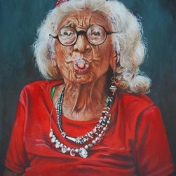 Cuban Cigar by Carla Grace - Paintings